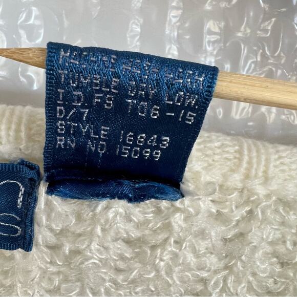 Tunic length button down cardigan.  Pearl buttons. front pockets szM Susan Ess - Picture 3 of 10